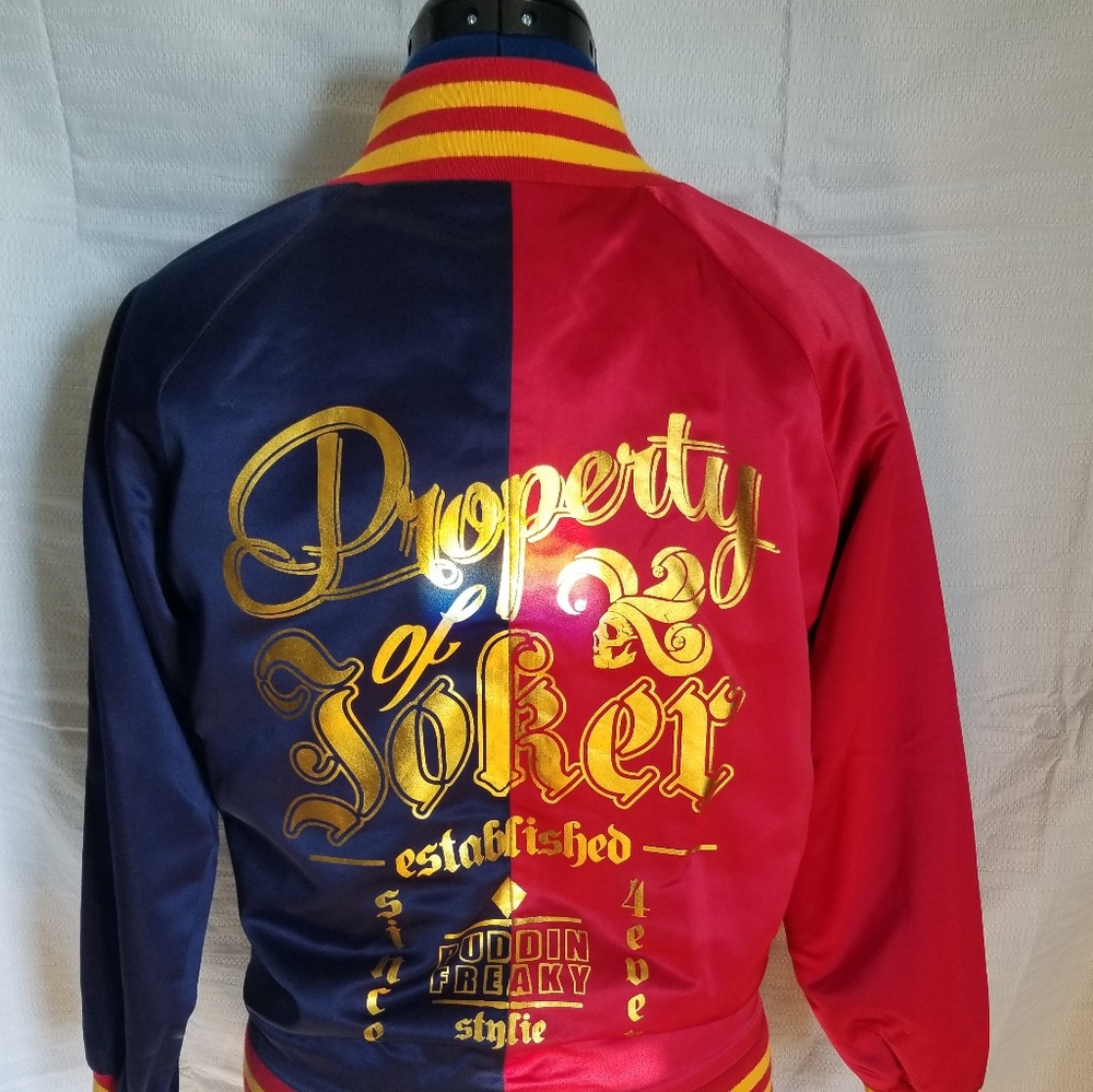 Harley Quinn DC Bomer Jacket